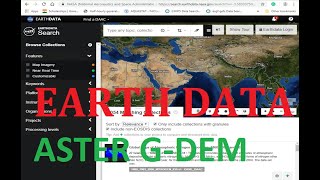 Download ASTER DEM from Earth Data