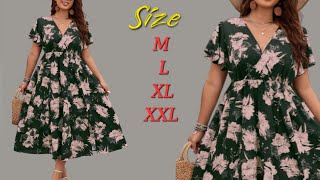 💚New Trends🔥Sew a Stylish Dress for New Year's Eve ✂️ Pattern for a Beautiful Dress💃Cut and Sew