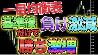 一目均衡表、基準線！トレンドを見逃さないたった一つの設定【バイナリー】