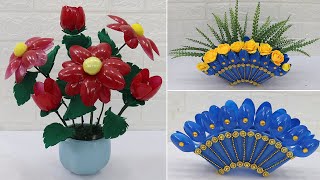 7 Beautifull Flower vase ideas with Plastic Spoons