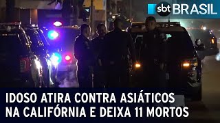 Idoso atira contra asiáticos na Califórnia e deixa 11 mortos | SBT Brasil (23/01/23)