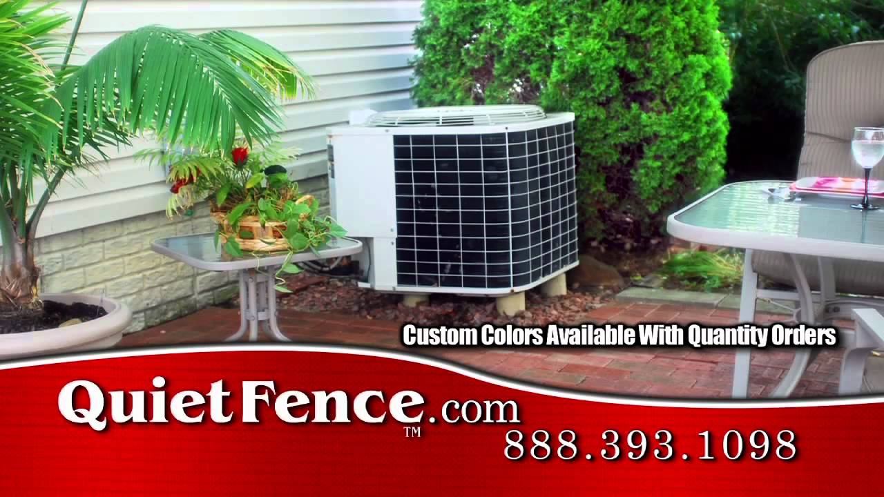 How To Make Noisy Air Conditioner Really Quiet With Quiet Fence™ Noise ...