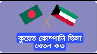 কুয়েত কোম্পানি ভিসা বেতন কত ২০২৪