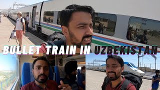 WORLD’S Cheapest BULLET TRAIN ticket in UZBEKISTAN 🇺🇿!