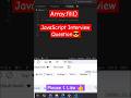 javascript interview question | array fill method in javascript #shorts #javascript #interview