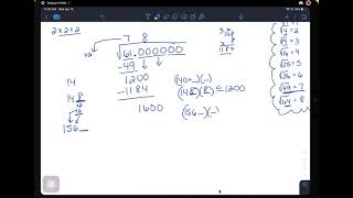 Square Root of 61