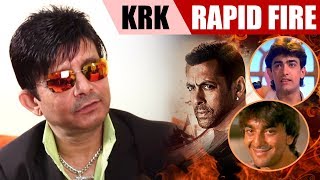 “Bajrangi Bhaijaan Film Dekhte Waqt Meh…”: KRK | Rapid Fire | Salman | SRK | Aamir