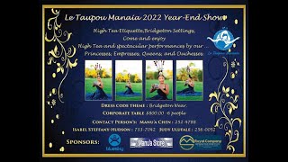 Le Taupou Manaia 2022 End Of Year Show