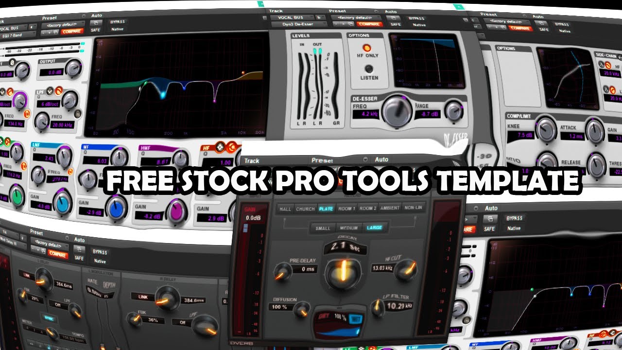 Free Pro Tools Template With Stock Plugins
