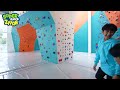 ziyan vs dudung balapan gokart main trampoline dan wall climbing