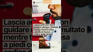 #codicedellastrada multato perché ubriaco anche se a piedi #news #lives91