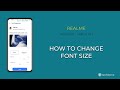 How to Change Font Size - realme [Android 11 - realme UI 2]