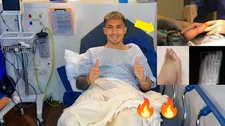 Full Surgery Video😢Lisandro Martinez gives update after undergoing successfull surgery
