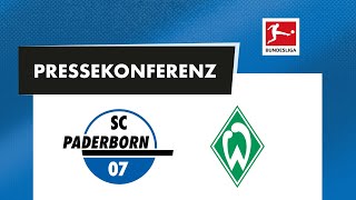Pressekonferenz vor dem Spiel bei Werder Bremen