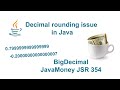 Money and decimal rounding error in Java - BigDecimal and JavaMoney Moneta (JSR 354)
