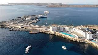 CIRKEWWA -PARADISE BAY HOTEL,DJI MAVIC AIR,4K, MALTA