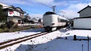 特急まいづる東舞鶴行　舞鶴吉見街道踏切