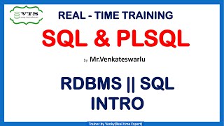 Session -2 :: SQL and PLSQL Realtime training || RDMS and SQL introduction.