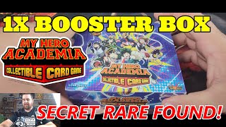 Universus My Hero Academia Collectible Card Game Booster Box Opening - Secret Rare Found!