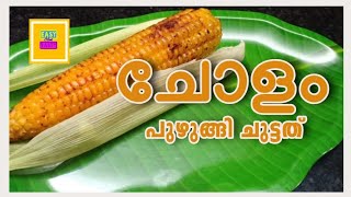 ചോളം പുഴുങ്ങി ചുട്ടത്/ boiled and grilled sweet corn or maize#sweetcorn recipe#sweetcorn