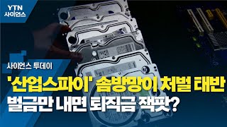 '산업스파이' 솜방망이 처벌 태반...벌금만 내면 퇴직금 잭팟? / YTN 사이언스