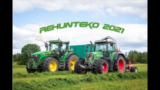 John Deere 7920 \u0026 Rehunteko 2021