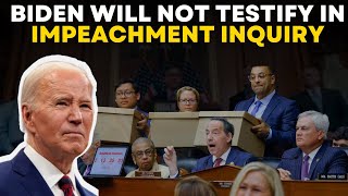 Joe Biden LIVE | Biden Impeachment LIVE | US Congress LIVE | Biden Impeachment Hearing | Times Now