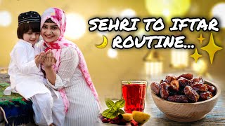 Sehri to iftar routine…🌙🤲🏻