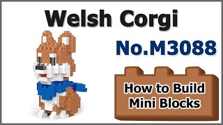 How to Build Mini Blocks Welsh Corgi M3088 Review Instructions Specifications