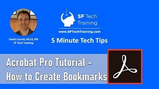 Acrobat Pro Tutorial How to Create Bookmarks