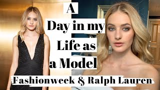 A Day In My Life As A Model - Fashion Week | Red Carpet GRWM, Perfect Makeup, & Ralph Lauren | Sanne