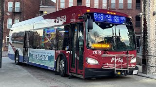 PVTA 2023 New Flyer Industries XD40 #7819 Ride on route B-48