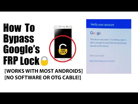 How to Bypass the Google FRP lock on most android devices.(WITHOUT SOFTWARE OR OTG CABLE) How to Bypass the Google FRP lock on most android devices.(WITHOUT SOFTWARE OR OTG CABLE)