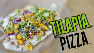 How To Make Tilapia In The Oven (TASTY TILAPIA PIZZA RECIPE) | LiveLeanTV