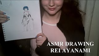 ASMR Drawing | Why Is Rei Ayanami Best Girl?