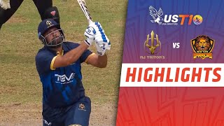 Match 9 Highlights: New Jersey Triton's Vs New YorkWarriors |US Masters T10 2023