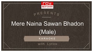 Mere Naina Sawan Bhadon | Kishore Kumar | Mehbooba | R.D Burmani  | FULL KARAOKE with Lyrics