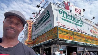 Nathans Hot Dog in Coney Island