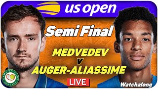 MEDVEDEV vs AUGER-ALIASSIME | US OPEN Semi Final 2021 | LIVE GTL Tennis Watchalong Stream
