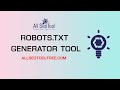 How to Generate Robots.txt file | Smallseotools #seo Free Robots txt Generator Tool For All SEO tool