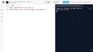 video1 9 Getting user input in Python