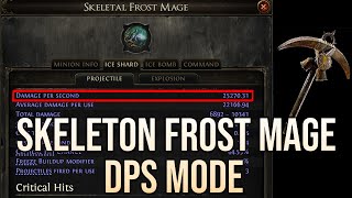 Path of exile 2 Skeleton frost mage go Full DPS