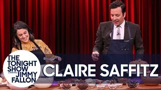 Bon Appétit's Claire Saffitz Challenges Jimmy to a Layer Cake-Decorating Contest