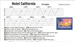 Hotel California ukulele tutorial