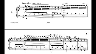 Etude n°5 op 821 de Czerny