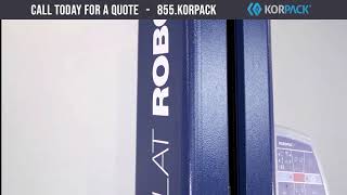 Korpack presents the Robopac Ecoplat Stretch Wrap Machine