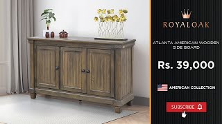 Royaloak | Atlanta American Wooden Side Board