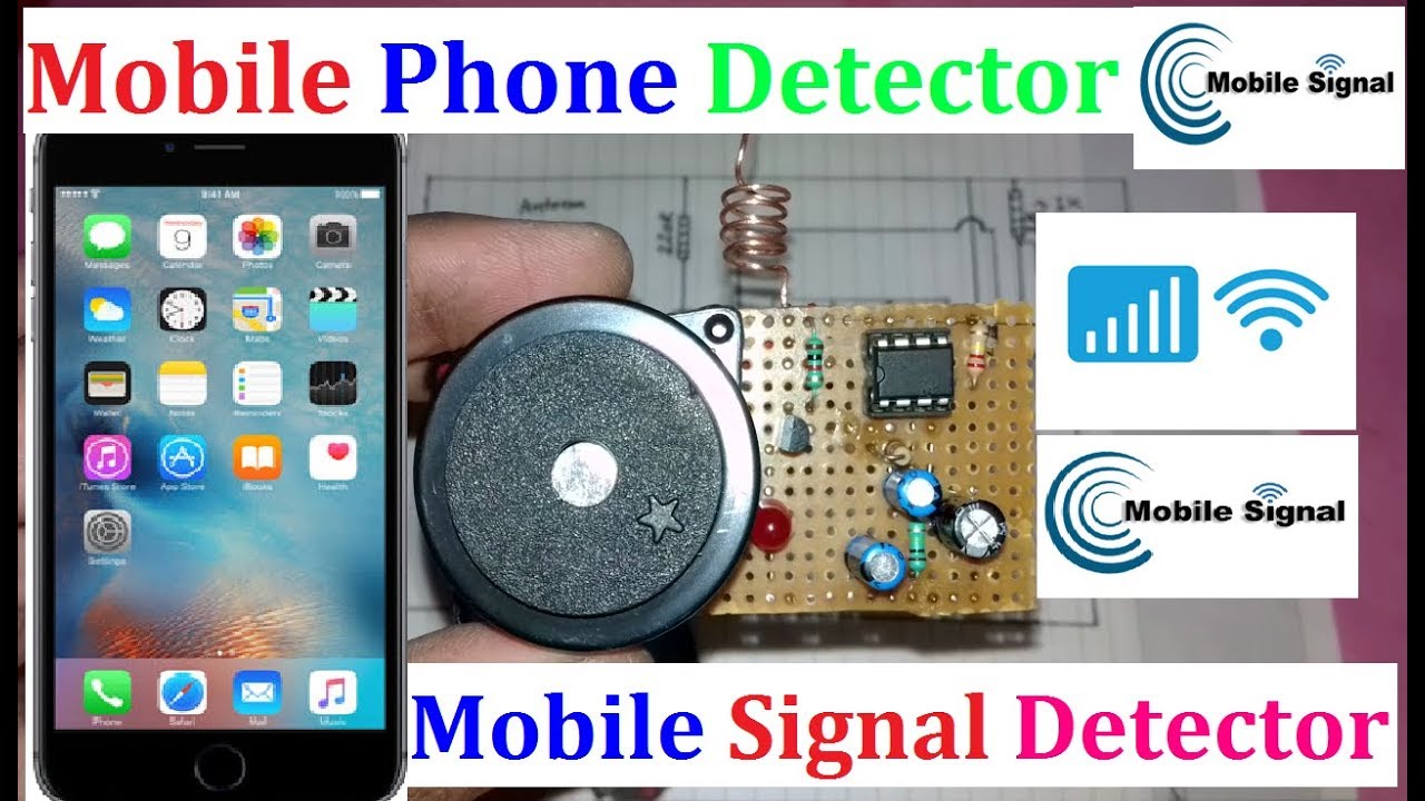 Mobile Phone Detector | DIY Mobile Phone Signal | Internet Activity ...