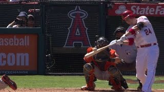 HOU@LAA: Cron hits a solo homer to left field