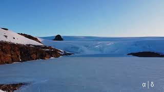 Schirmacher Oasis (Maitri Research Station \u0026 Novolazarevskaya), Antarctica (4K Drone)